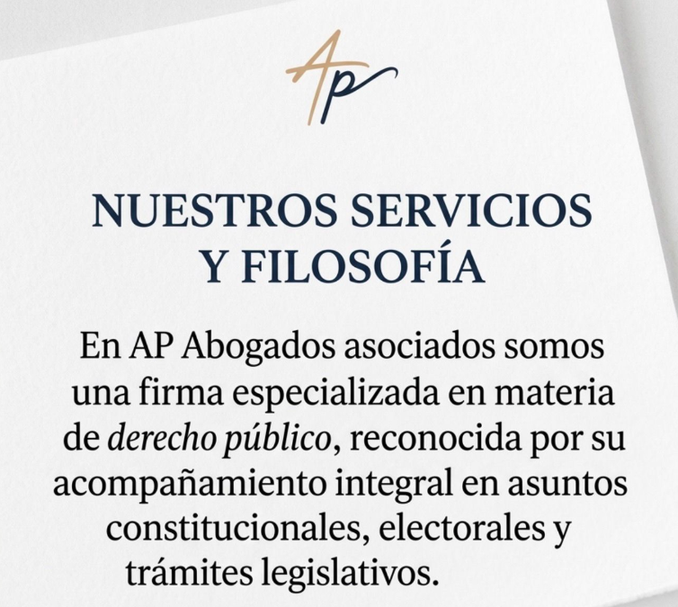 Documento institucional de AP Abogados Asociados